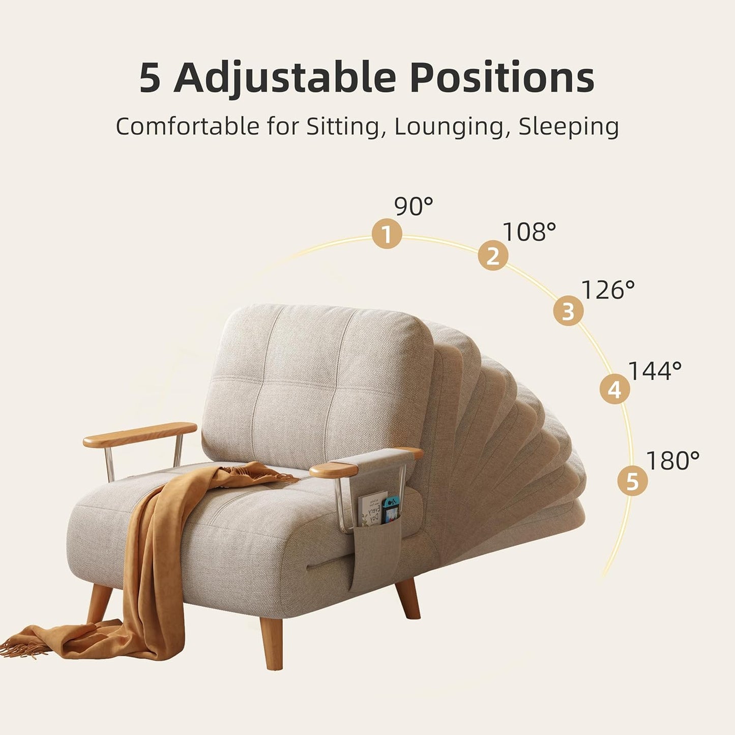 🌟 Convertible Chair Bed – Comfort, Style & Function All in One 🌟