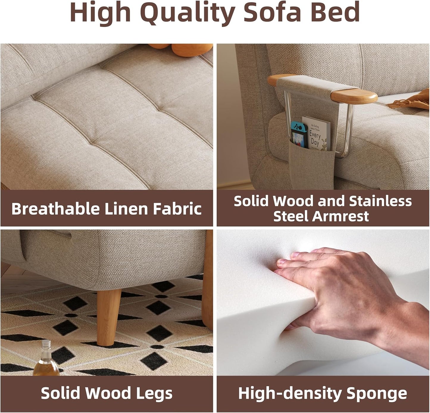 🌟 Convertible Chair Bed – Comfort, Style & Function All in One 🌟