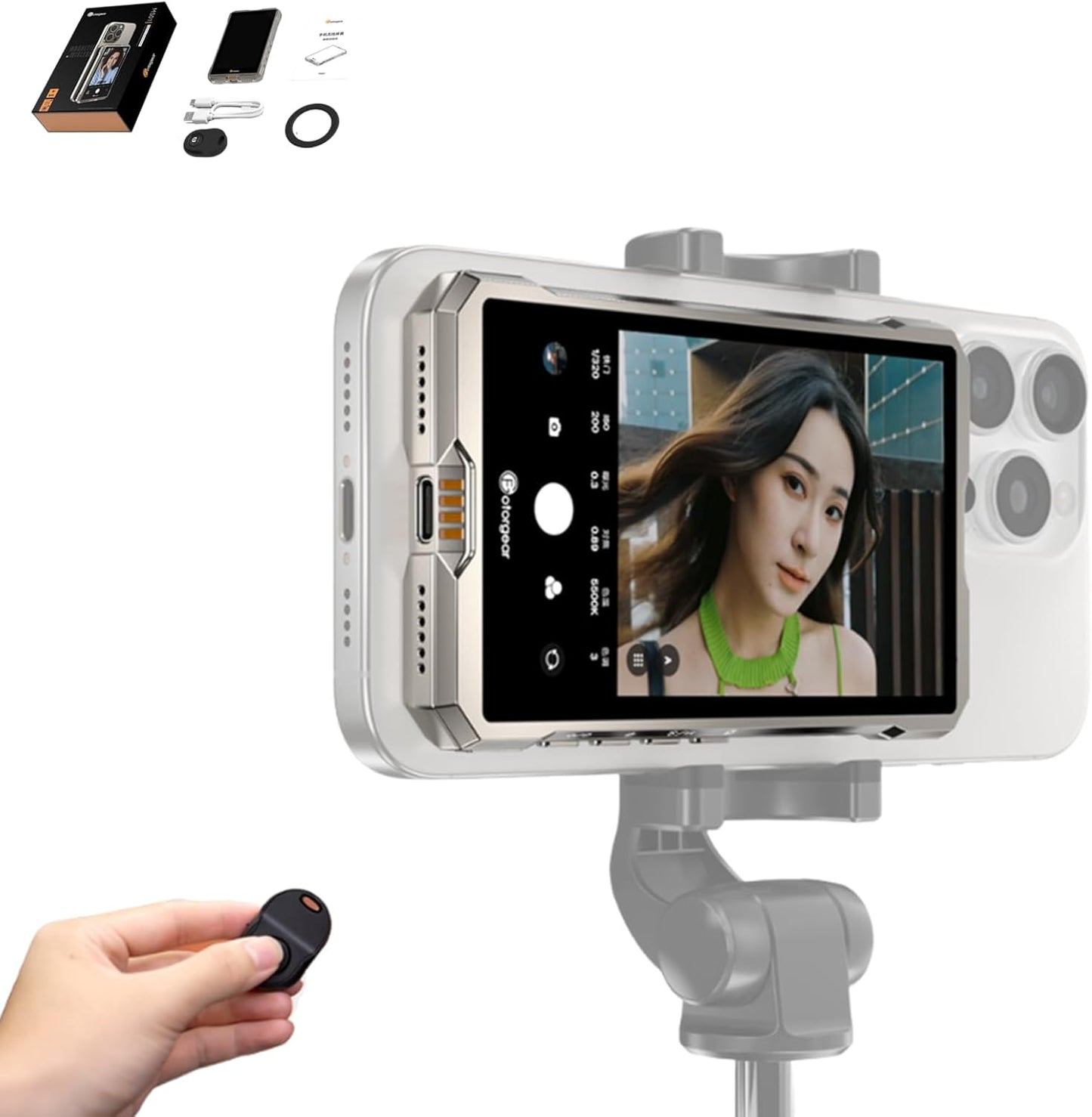 ๐ฑ SelfiePro Magnetic Clip-On Monitor