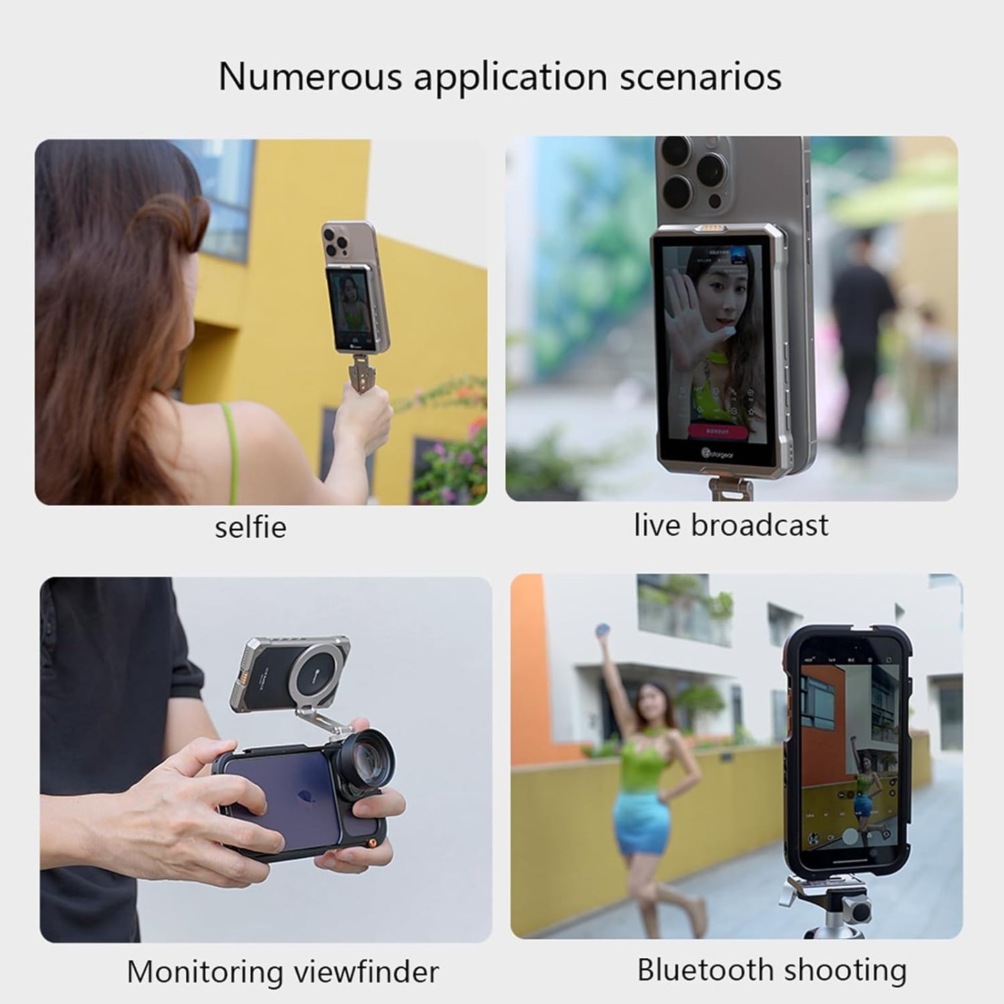 ๐ฑ SelfiePro Magnetic Clip-On Monitor