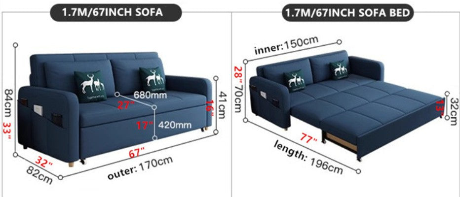 Eco 2-In-1 Sleeper Sofa ๐๏ธ๐๏ธ