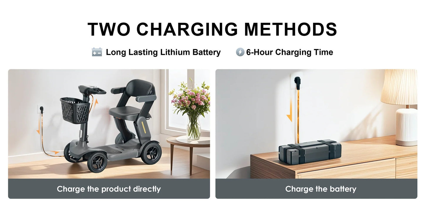 🌍 Eco S3 Mobility – Foldable 4-Wheel Electric Scoot ✨