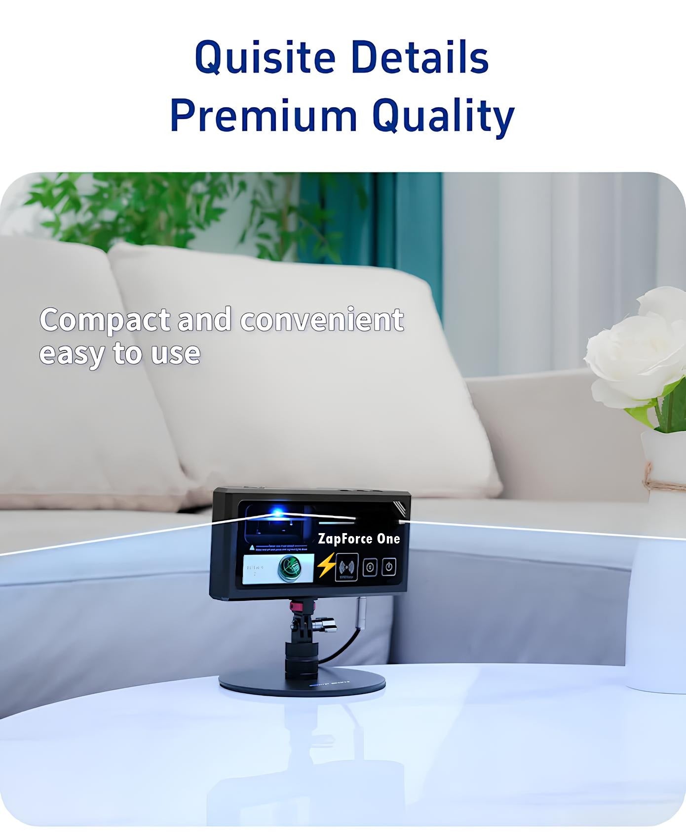 ⚡ ZapForce One – Your Personal Air Defense Against Mosquitoes & Flying Pests 🦟