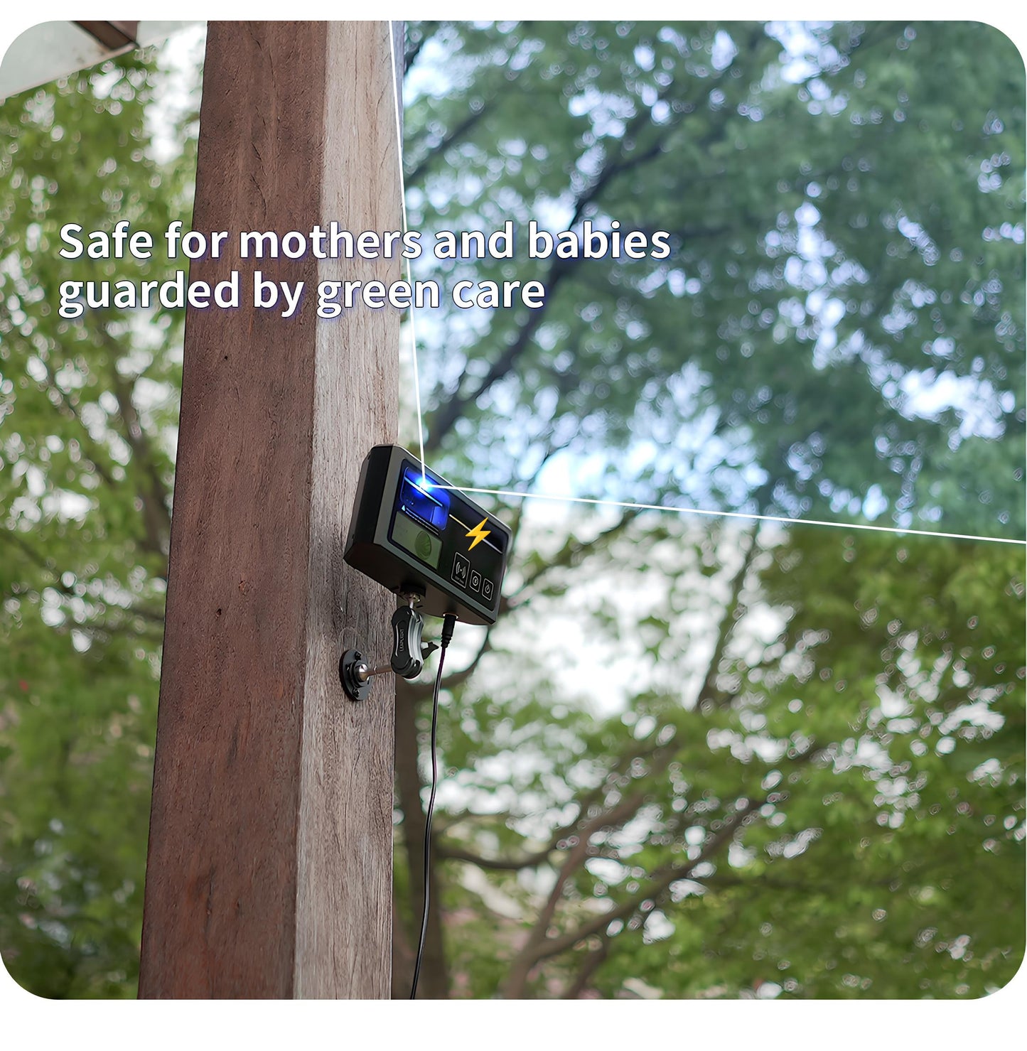 ⚡ ZapForce One – Your Personal Air Defense Against Mosquitoes & Flying Pests 🦟