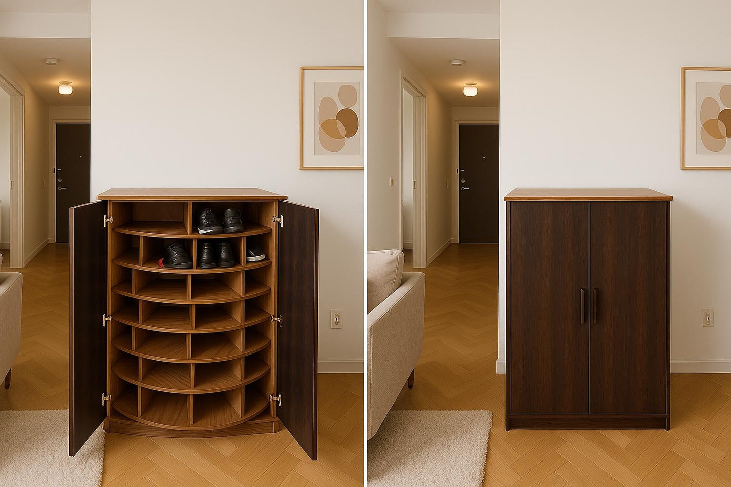 ShoeVault – Spin Shoe Rack 👟✨