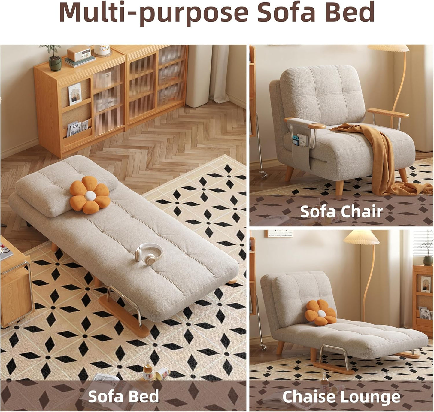 🌟 Convertible Chair Bed – Comfort, Style & Function All in One 🌟