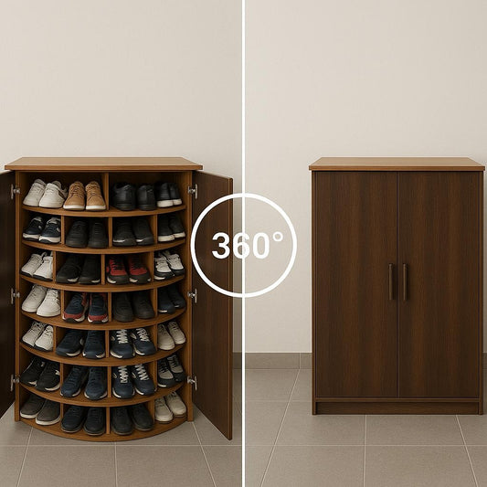 ShoeVault – Spin Shoe Rack 👟✨