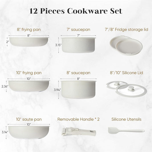 🍳 ChefNest™ 12-in-1 Modular Cookware Set
