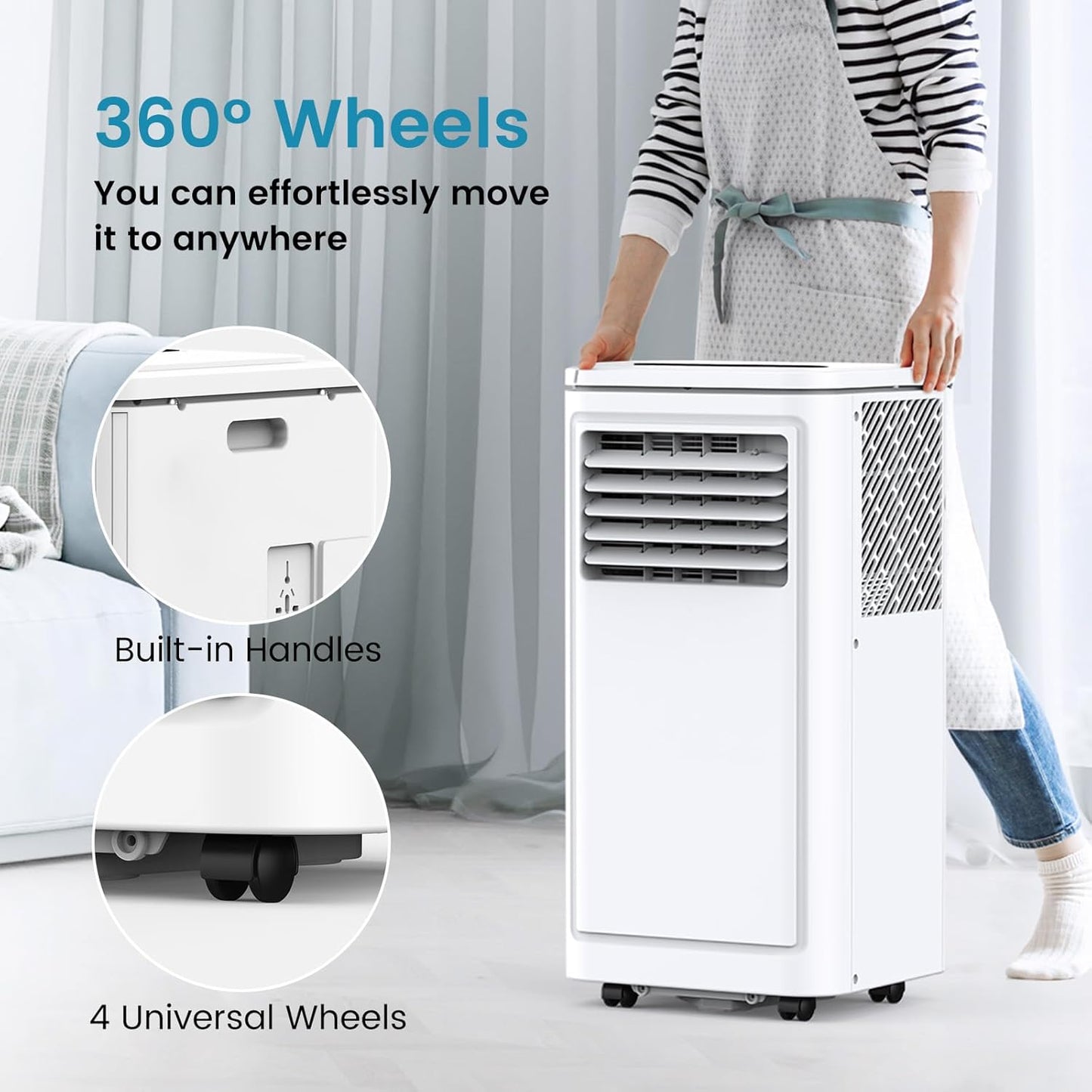 ❄️ FrostFlow™ 8000 BTU Portable AC Unit