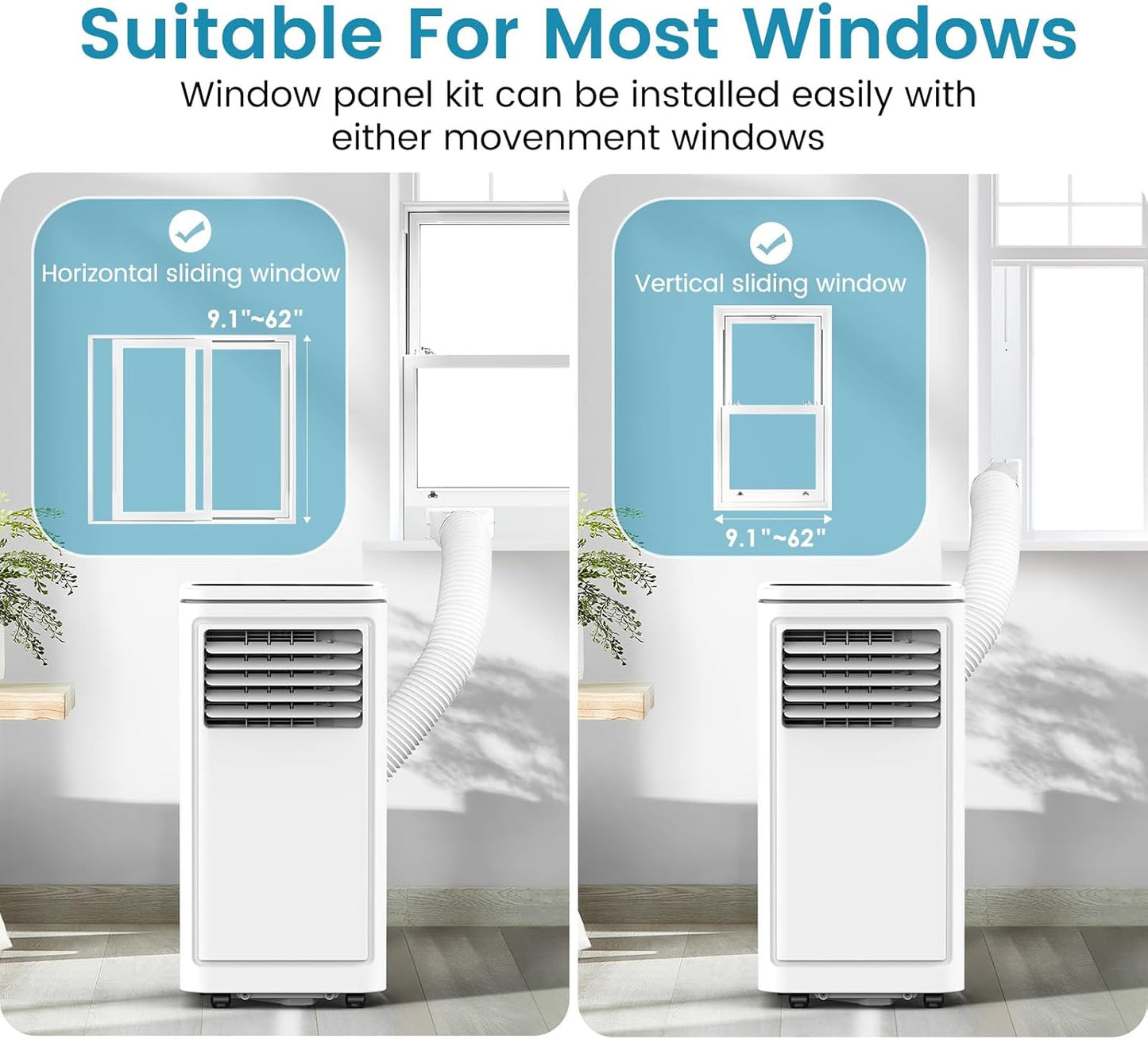 ❄️ FrostFlow™ 8000 BTU Portable AC Unit