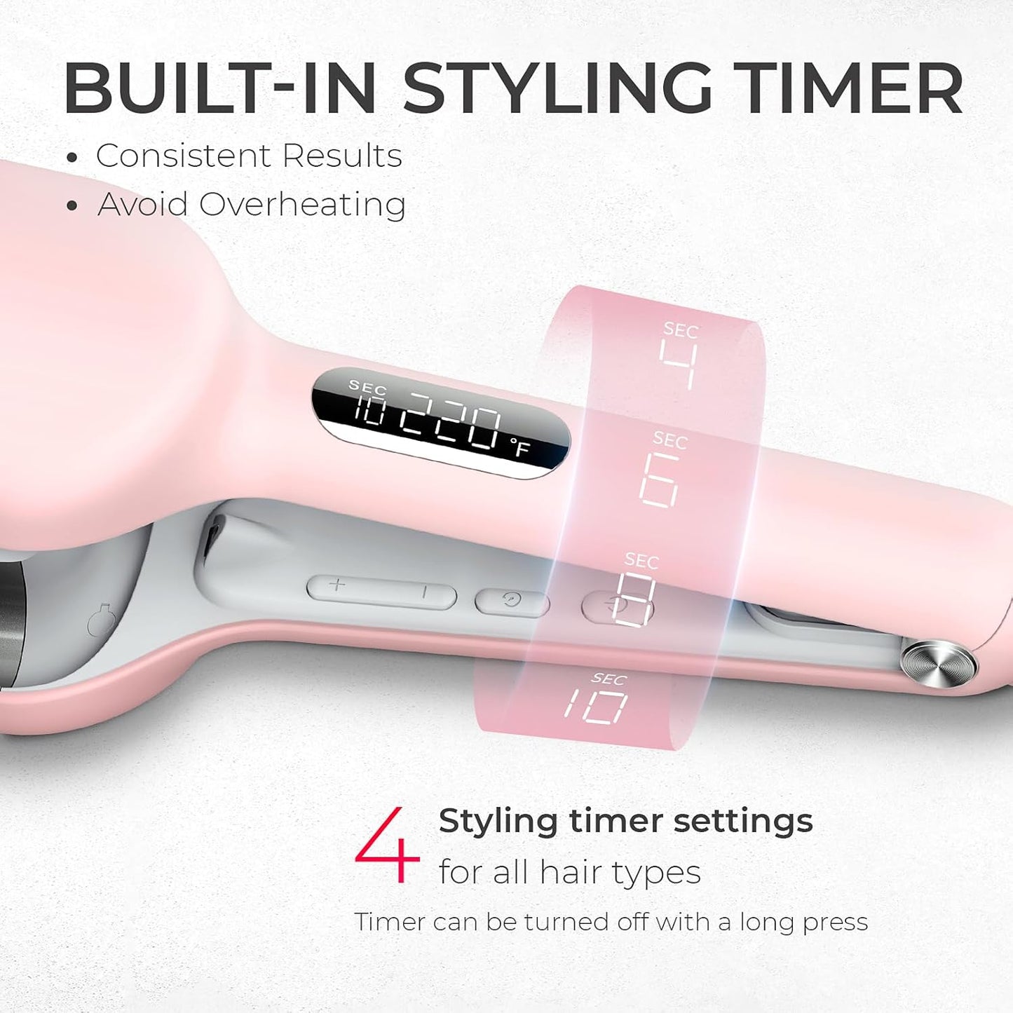 💖 WaveWhisper™ Ionic Curler – Effortless Beach Waves in Seconds 🌊✨