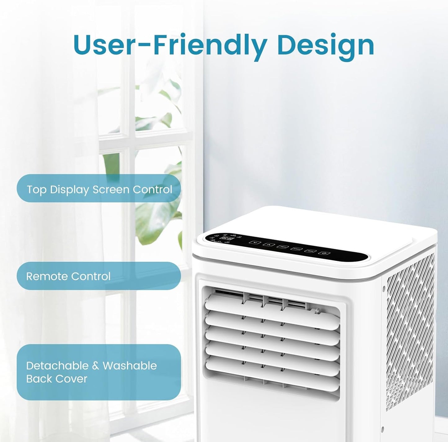 ❄️ FrostFlow™ 8000 BTU Portable AC Unit