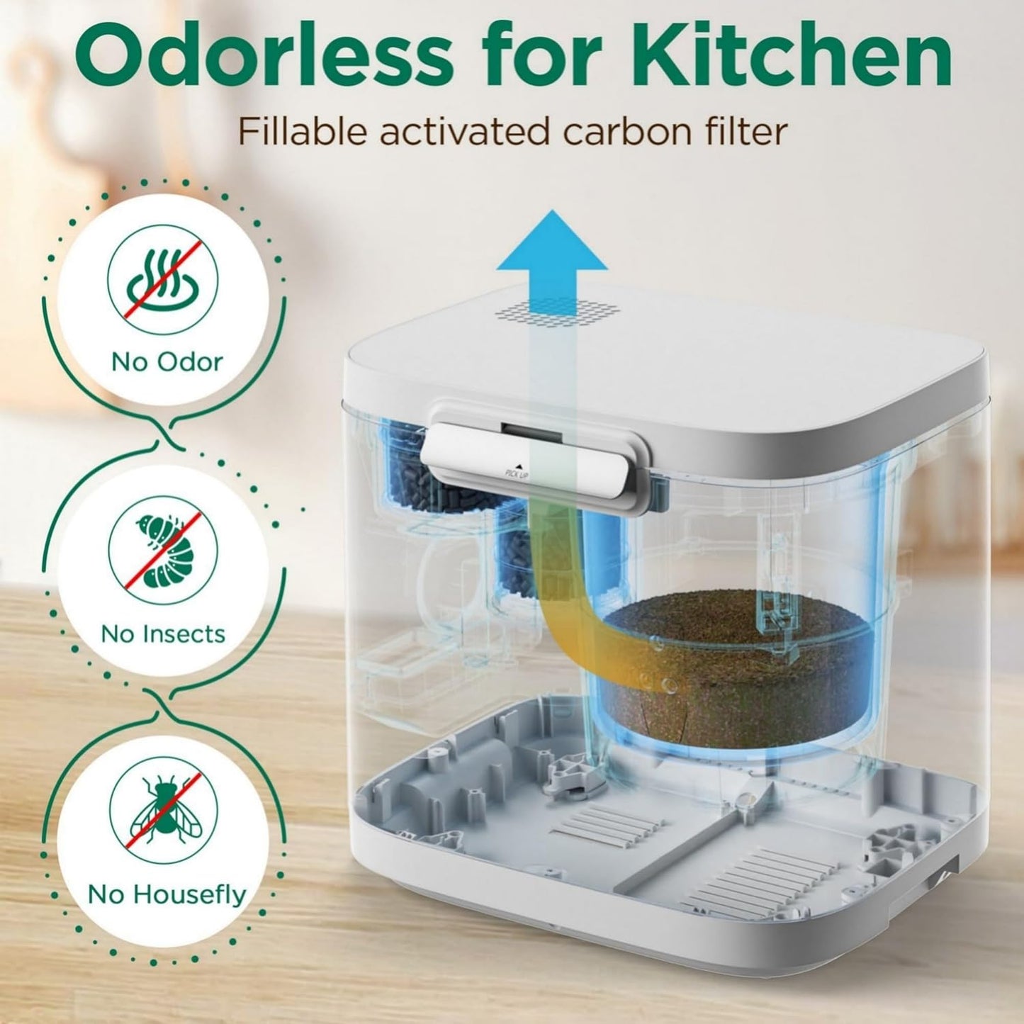 ♻️ EcoPress elektrische composteerder