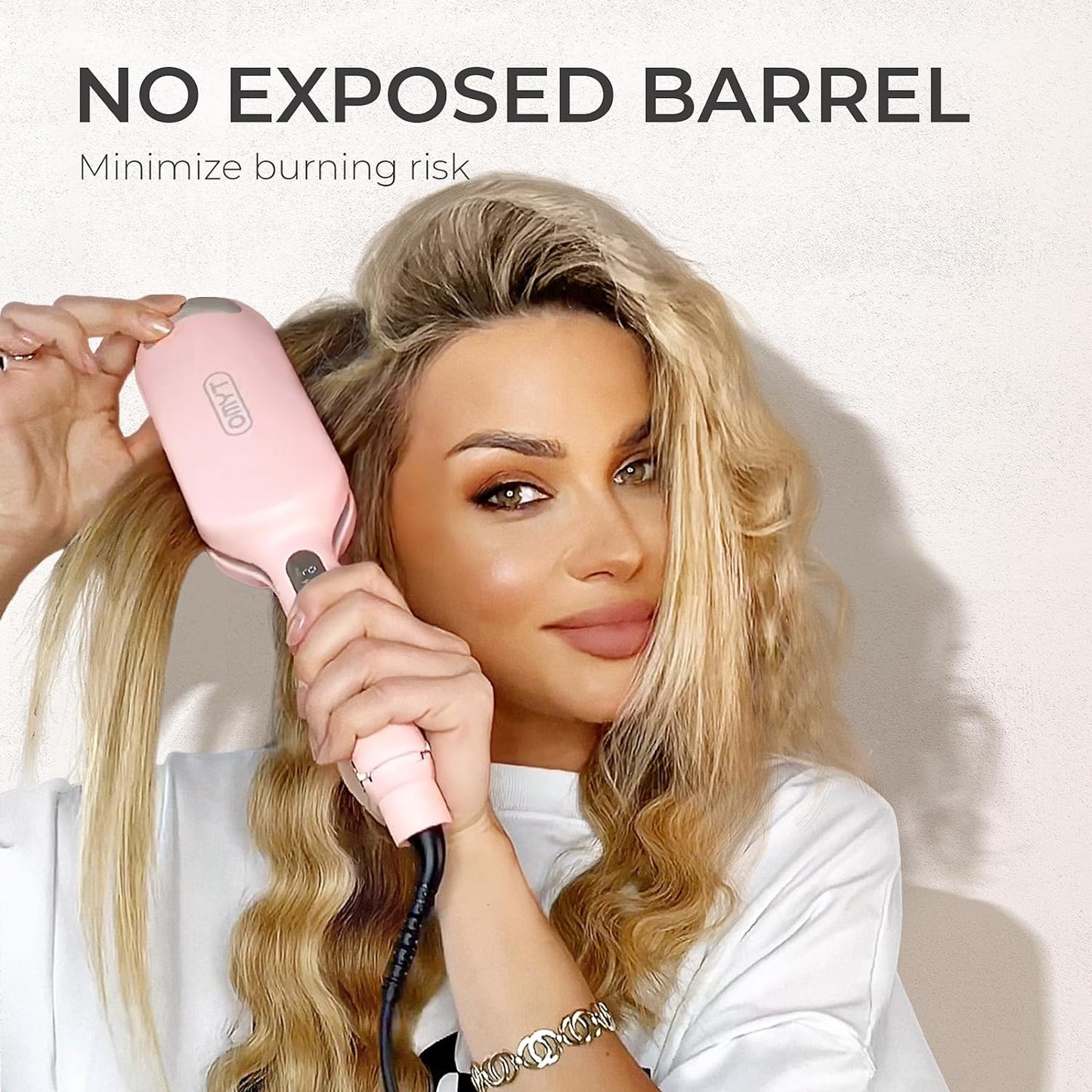 💖 WaveWhisper™ Ionic Curler – Effortless Beach Waves in Seconds 🌊✨