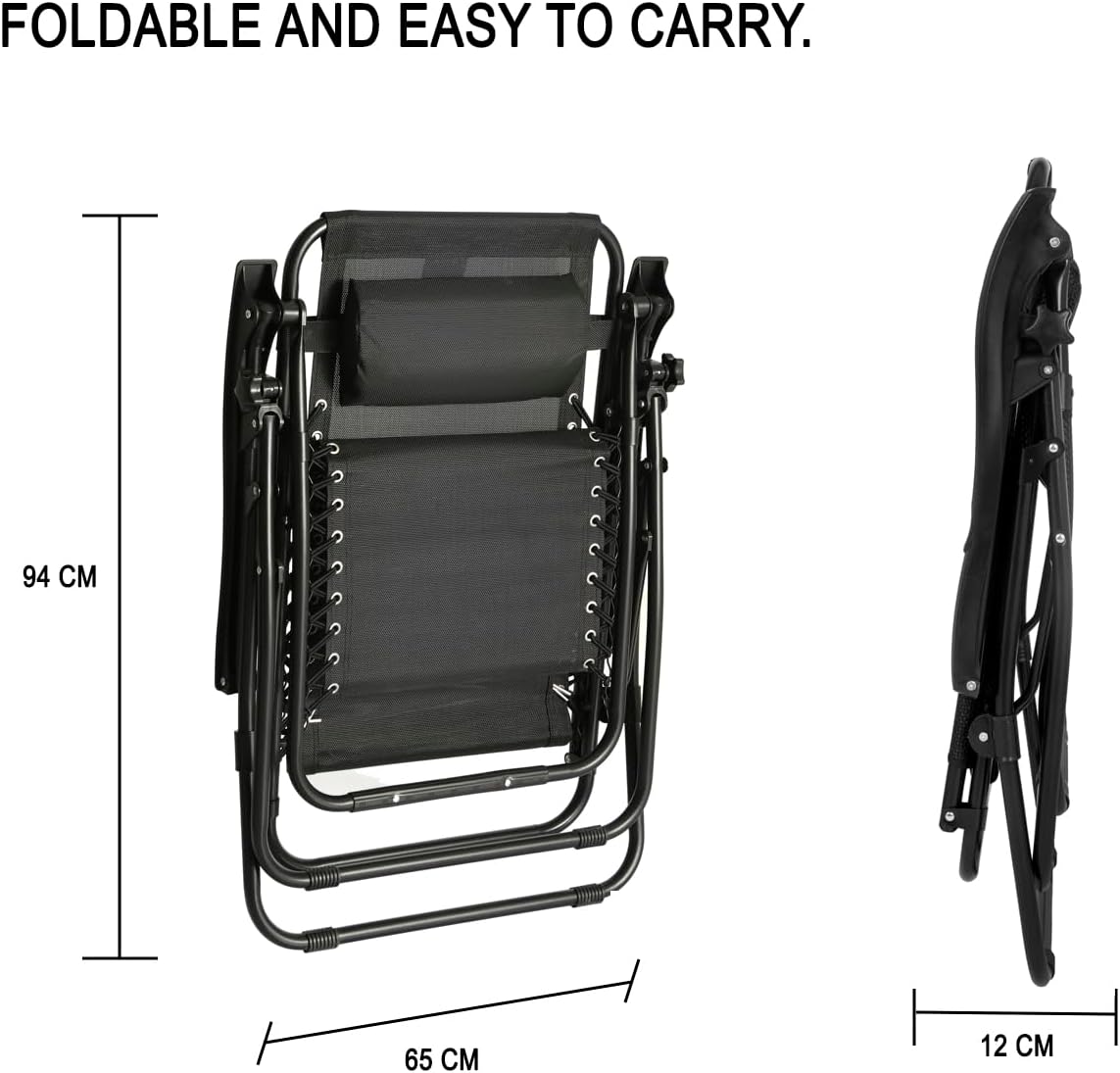 🌍 Zero Gravity Chair – Set of 2