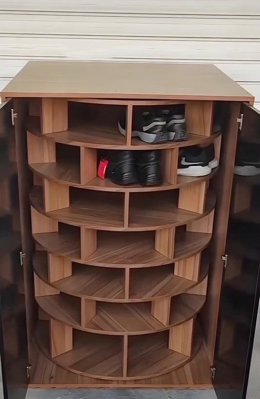 ShoeVault – Spin Shoe Rack 👟✨